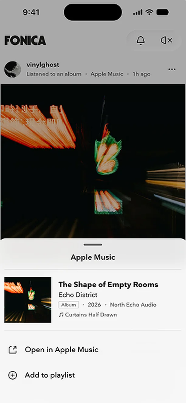 Add songs to Apple Music, Spotify or Tidal